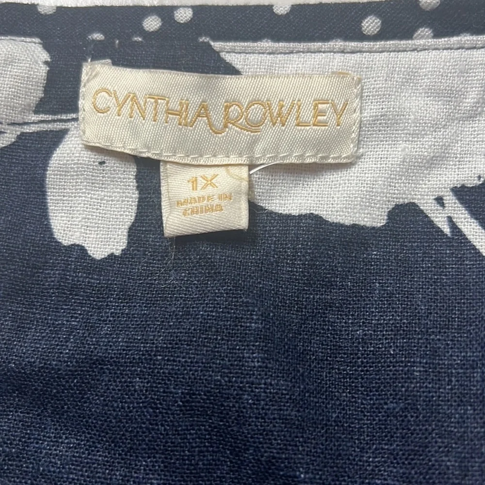 Cynthia Rowley Floral Polkadot Blazer